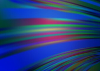 Fototapeta premium Light BLUE vector bokeh pattern.