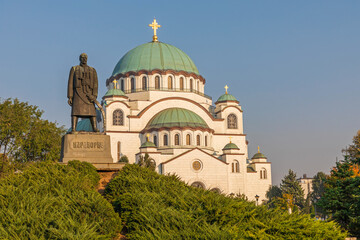 Fototapeta na wymiar Belgrade Serbia Landmarks