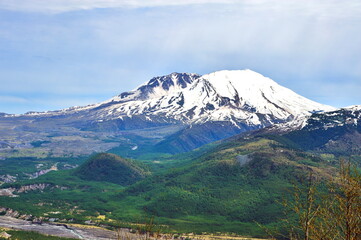 Fototapeta premium Mount Saint Helens National Volcanic Monument, Washington State-USA