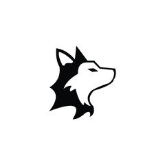 illustration dog vector icon templet