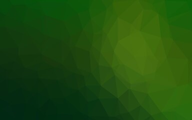 Light Green vector abstract mosaic pattern.