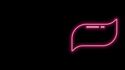 Glowing neon line Toothpaste icon isolated on black background. 4K Video motion graphic animation - Powered by Adobe
