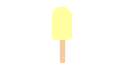 sticks ice cream candy icon. Realistic illustration of orange sticks ice cream candy vector icon for web design isolated on white background