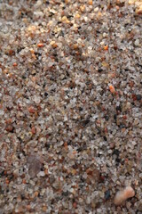 close up of sand