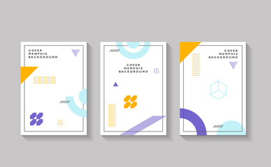 Covers with minimal design. Cool geometric backgrounds for your design. Applicable for Banners, Placards, Posters, Flyers