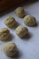Homemade bakery, making bread