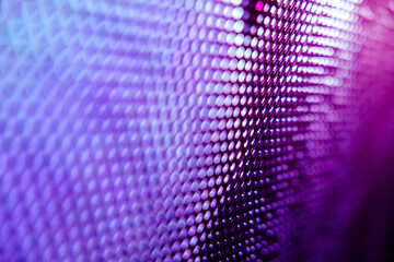 CloseUp LED blurred screen. LED soft focus background. abstract background ideal for design.