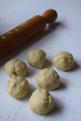 Homemade bakery, making bread