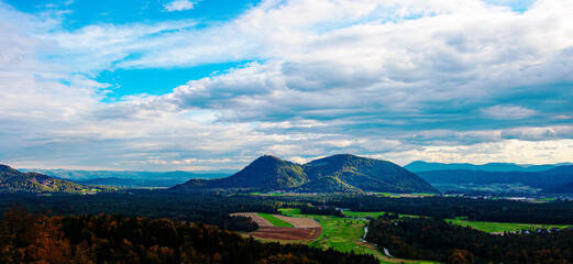 landscape in the morning