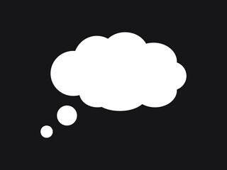 chat cloud icon, vector illustration eps10