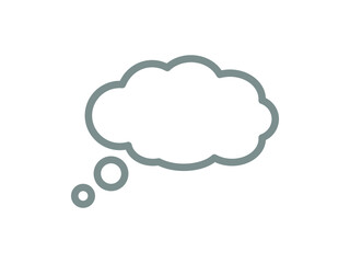 chat cloud icon, vector illustration eps10