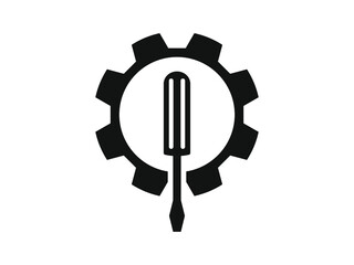 industrial gear vector