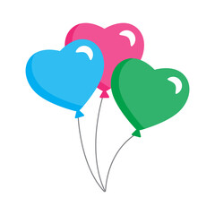 Ballons icon design. vector illustration