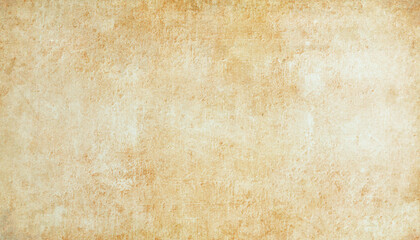 Old beige paper background, parchment design with distressed vintage stains and spatter, elegant antique brown color