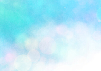 Blue bokeh background