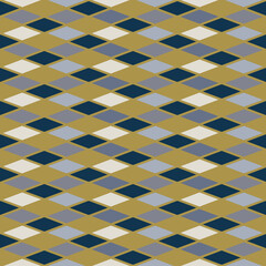 Golden vector geometric seamless pattern print background