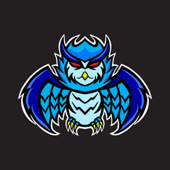 owl esport logo on black background