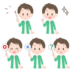 男の子　ポインター　セット