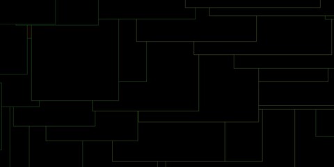 Dark Green, Yellow vector pattern in square style.