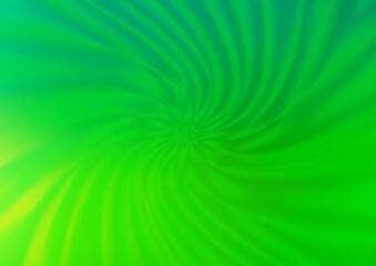 Light Green vector blurred shine abstract template.