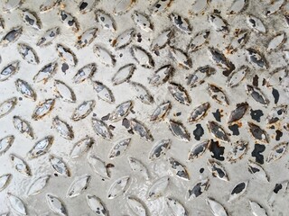 Diamond metal surface texture background 