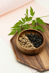 Korean traditional rice cracker (Gangjeong).