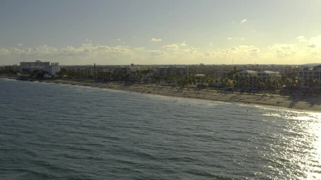 Deerfield Beach FL reopening during Covid 19 Coronavirus pandemic tourists returning