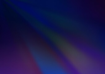 Dark BLUE vector blurred bright pattern.