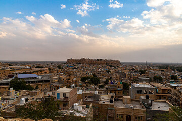 a attack by desert hopper (locust attack) at jaisalmer city