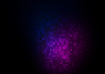 Dark Pink, Blue vector texture in rectangular style.