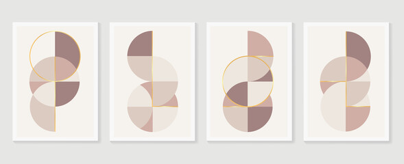 Abstrakte Wandkunst-Vektorsammlung. Abstrakte organische Form Kunstdesign für Poster, Drucke, Cover, Tapeten, minimale und natürliche Wandkunst. Vektor-Illustration. © TWINS DESIGN STUDIO