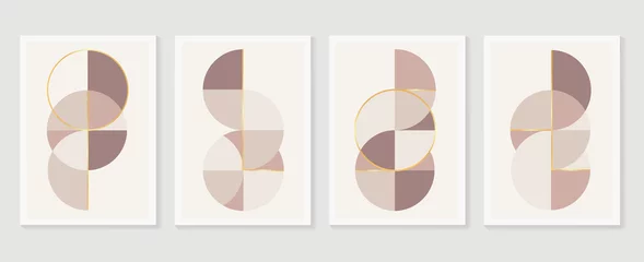 Abstrakte Wandkunst-Vektorsammlung. Abstrakte organische Form Kunstdesign für Poster, Drucke, Cover, Tapeten, minimale und natürliche Wandkunst. Vektor-Illustration. © TWINS DESIGN STUDIO