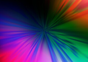 Dark Multicolor, Rainbow vector blur pattern.