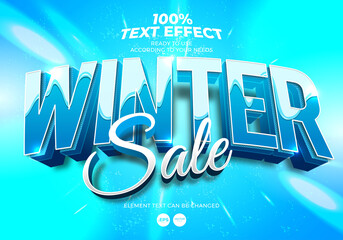 Edibtale Text Effect Winter Sale