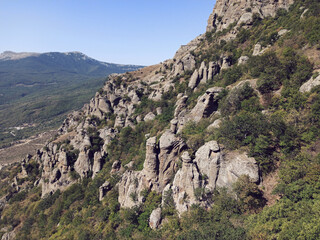 Summer Mountain Southern Demerdzhi. Crimea