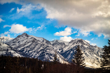 The Rocky Mountains in Spring
