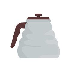 coffee pot design of drink caffeine breakfast and beverage theme Vector illustration