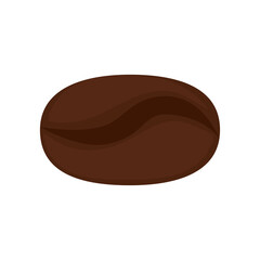 coffee bean design of drink caffeine breakfast and beverage theme Vector illustration