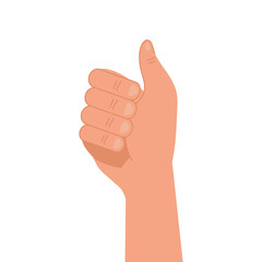 like hand isolated design of People arm and finger theme Vector illustration