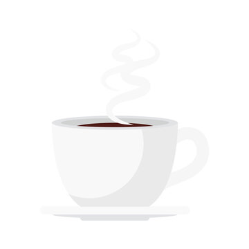 coffee cup isolated design of drink caffeine breakfast and beverage theme Vector illustration