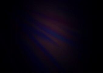 Dark Black vector blurred bright background.