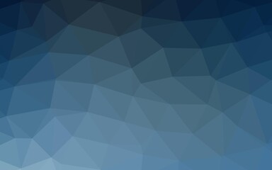 Light BLUE vector triangle mosaic cover.