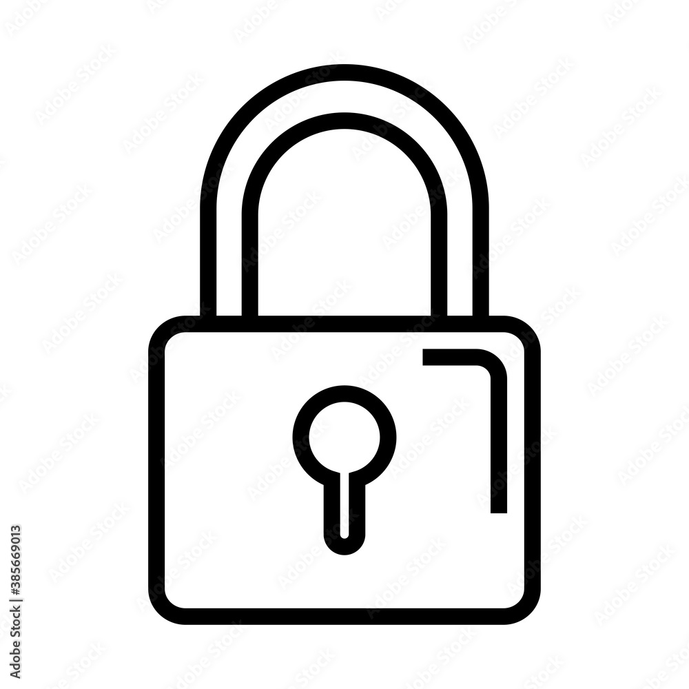 Poster padlock design of security lock and access theme vector illustration