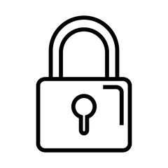 Padlock design of Security lock and access theme Vector illustration