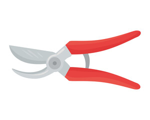 Gardening pliers design, garden planting and nature theme Vector illustration