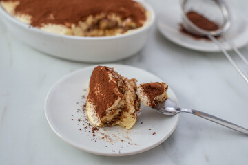 traditional italian dessert tiramisu