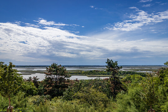 The view of the Lake Velence (Velencei-t&oacute;)