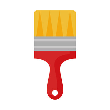 paint brush design of construction remodeling working and repairing theme Vector illustration