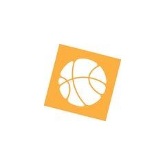 basketball logo desain illustration