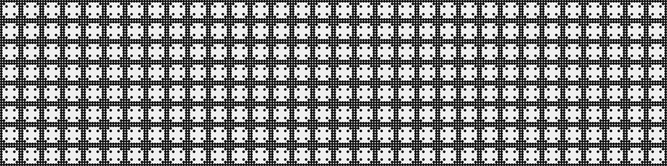 Abstract Cross Pattern Dots Logo generative computational art illustration